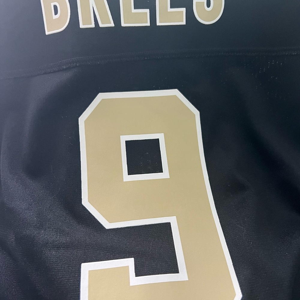 Authentic NFL women’s Saints BREES football jersey NEW with tags